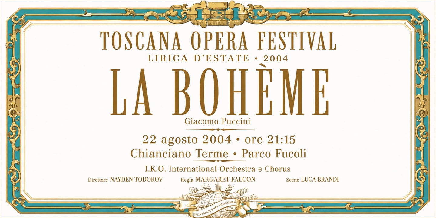 Event banner: La bohème (22.08.2004)