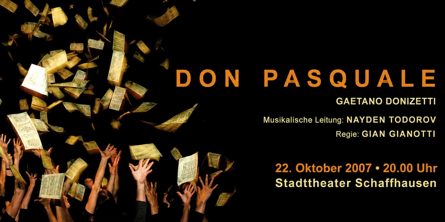 Event banner: Don Pasquale (22.10.2007)