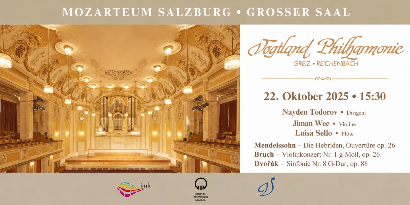 Event banner: Vogtland Philharmonic (22.10.2025)