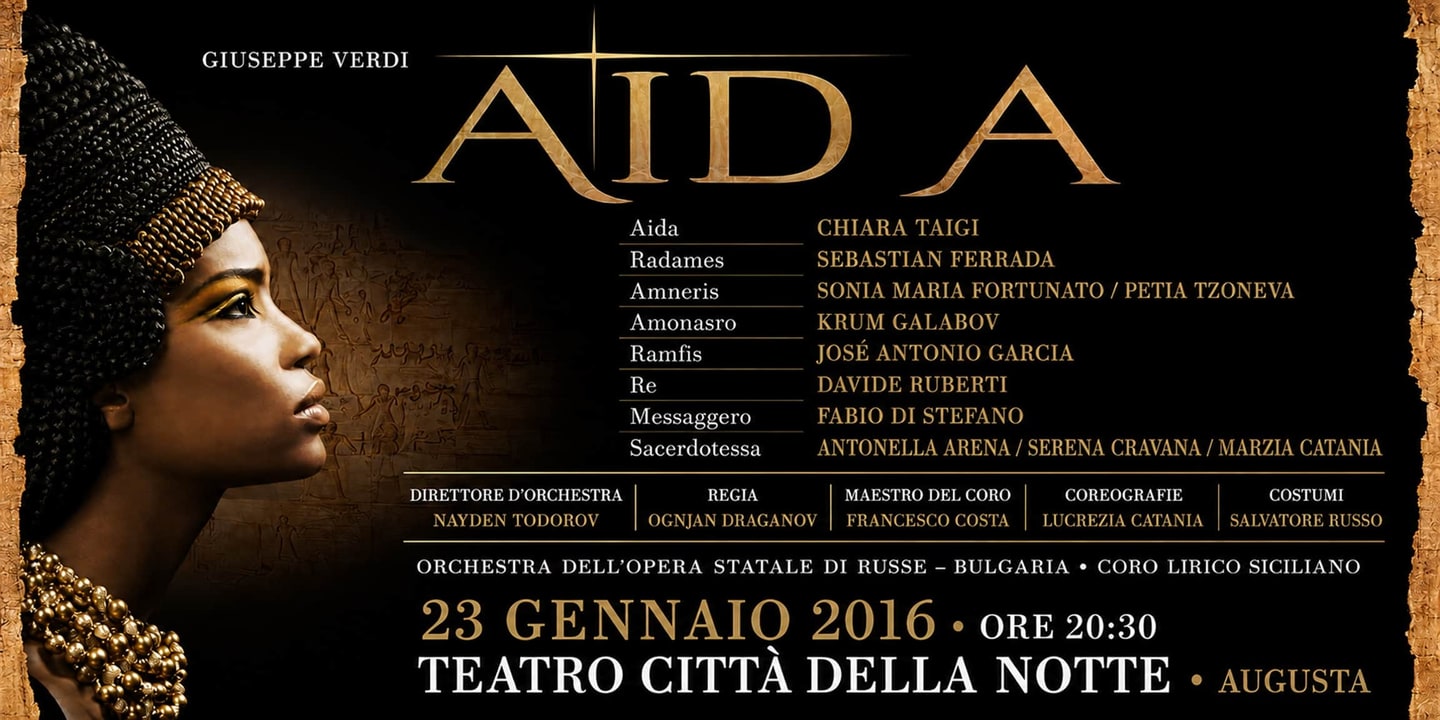 Event banner: Aida (23.01.2016)