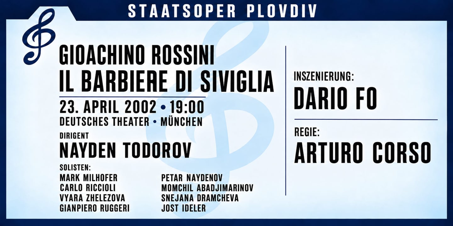 Event banner: Concert with State Opera Plovdiv (23.04.2002)