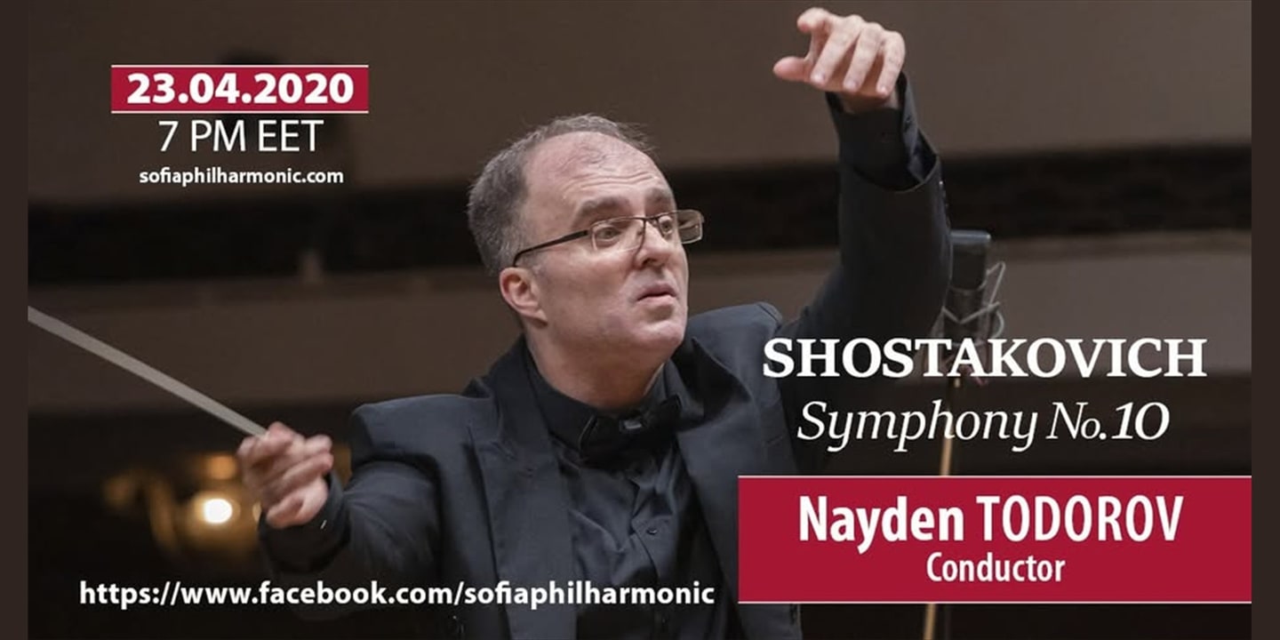 Event banner: Shostakovich 10th - ONLINE EVENT (23.04.2020)