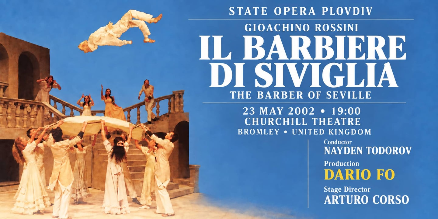 Event banner: Il barbiere di Siviglia by Rossini (23.05.2002)