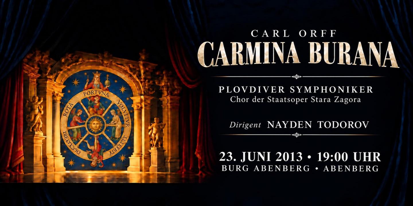 Event banner: Carmina Burana (23.06.2013)