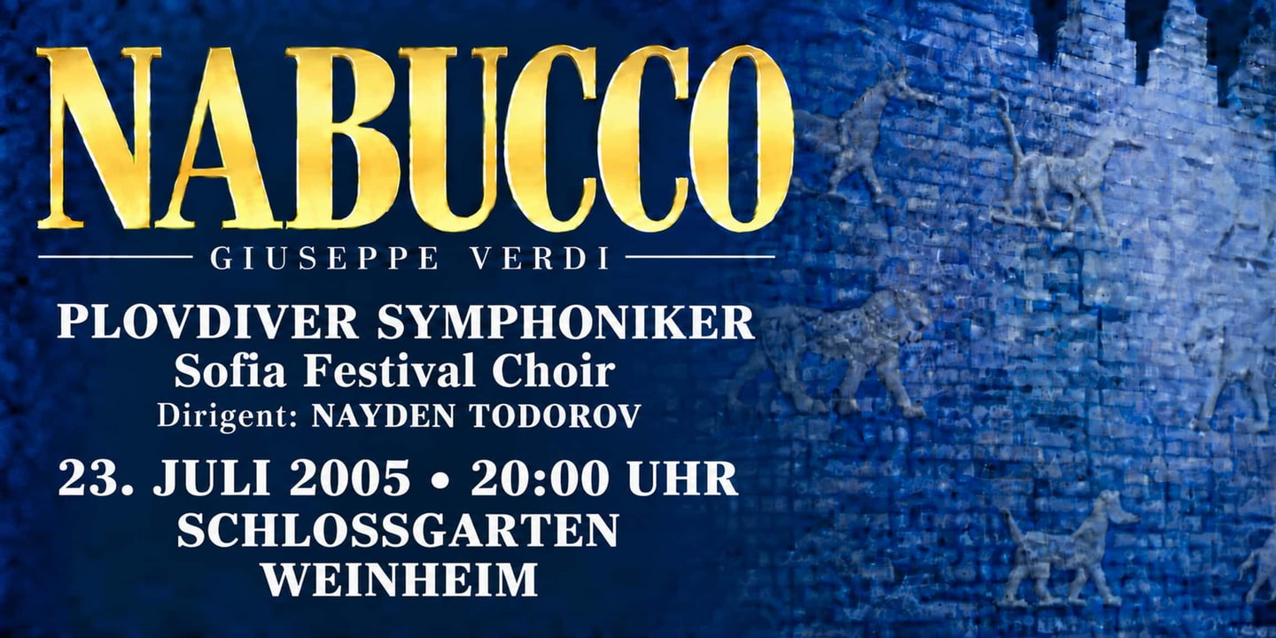 Event banner: Nabucco by Verdi (23.07.2005)