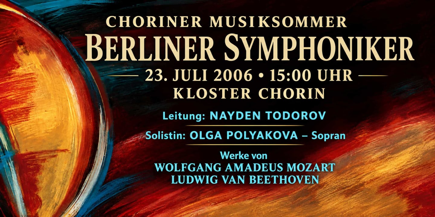 Event banner: Choriner Musiksommer (23.07.2006)