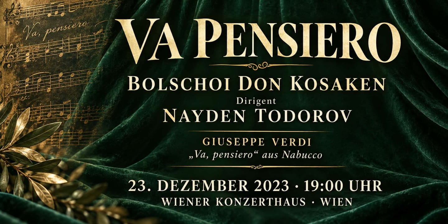 Event banner: Va pensiero (23.12.2023)
