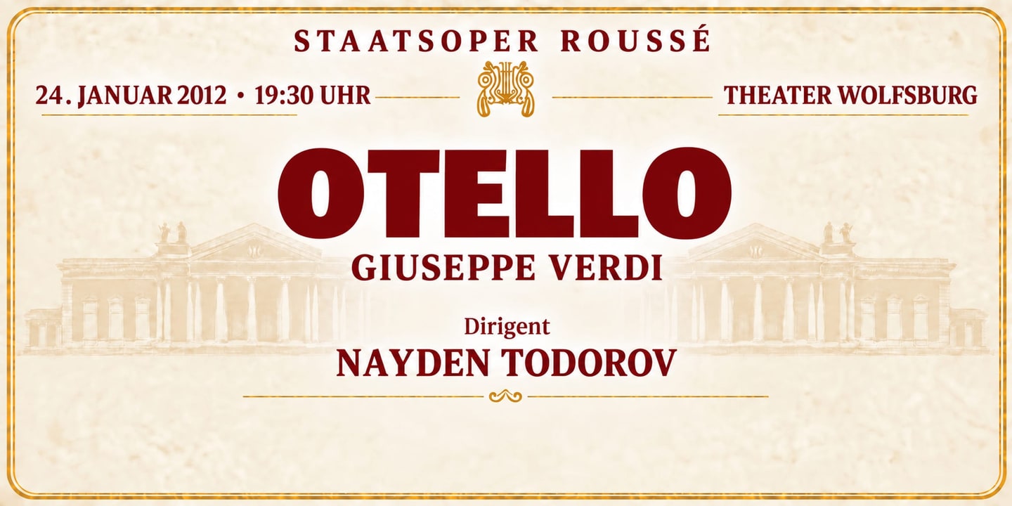 Event banner: Otello by Verdi (24.01.2012)