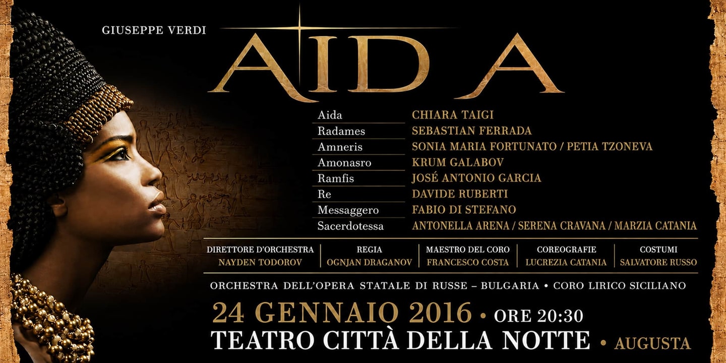 Event banner: Aida (24.01.2016)