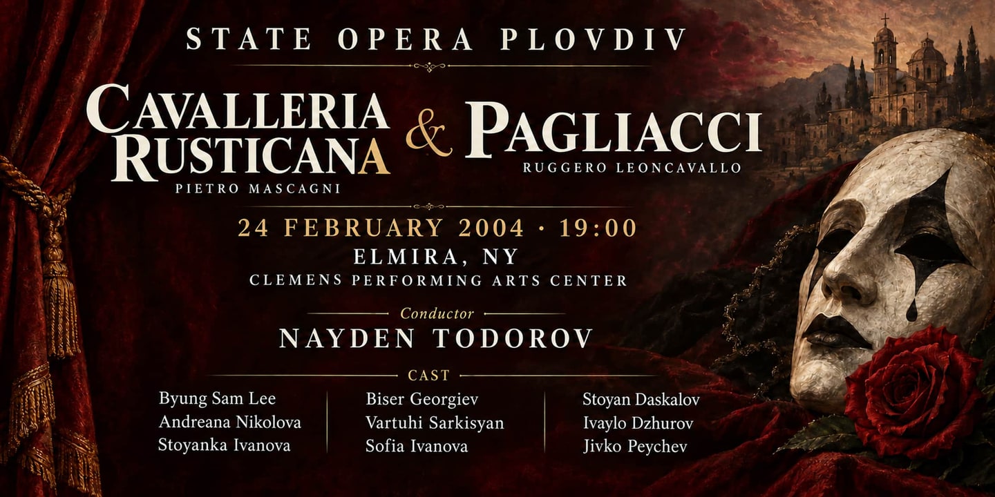Event banner: Cavalleria rusticana / Pagliacci (24.02.2004)