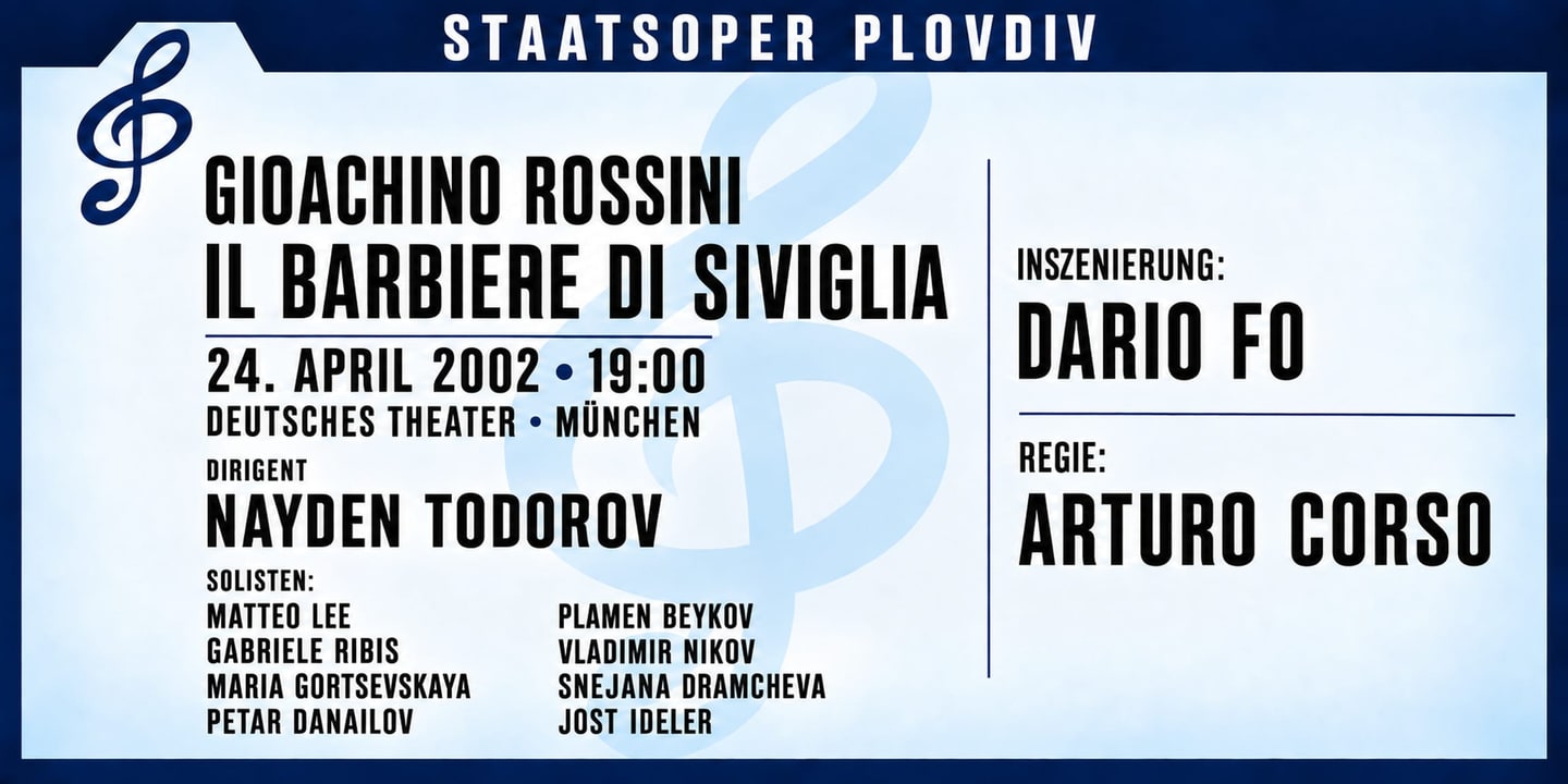 Event banner: Concert with State Opera Plovdiv (24.04.2002)