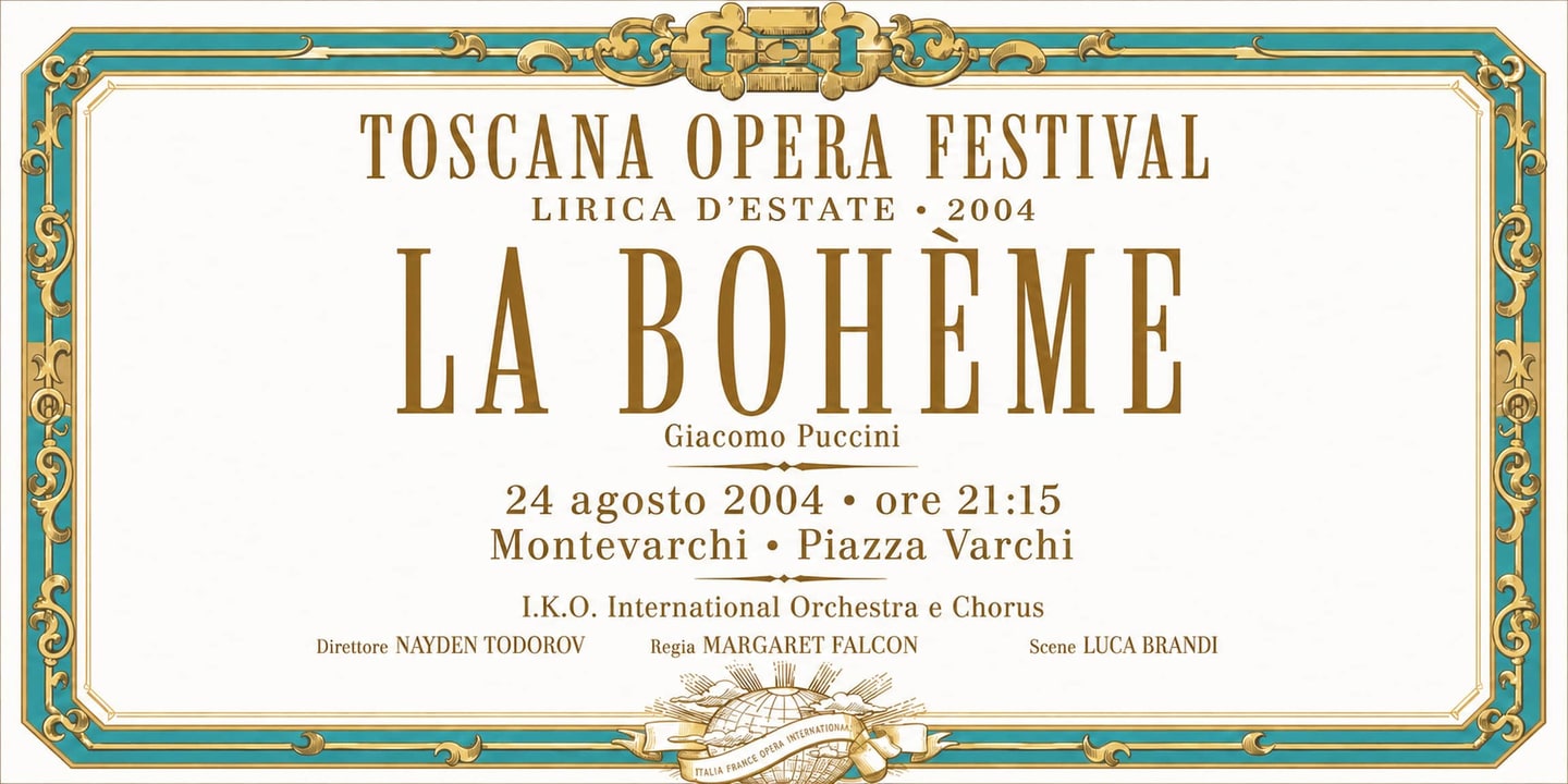 Event banner: La bohème (24.08.2004)