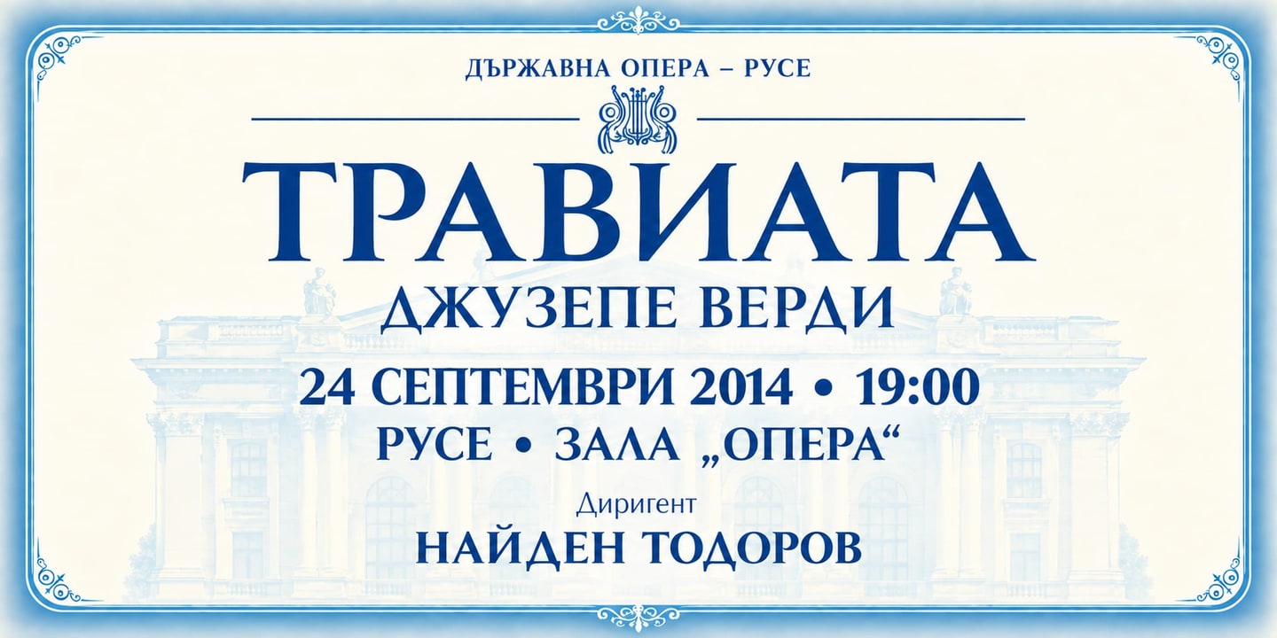 Event banner: Concert with State Opera Rousse (24.09.2014)