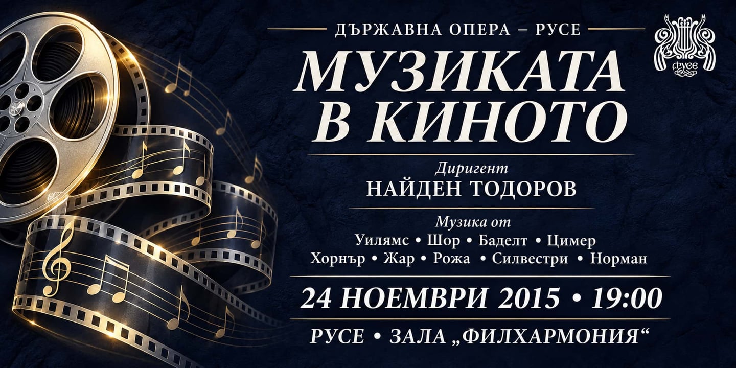 Event banner: The music in the movies (24.11.2015)