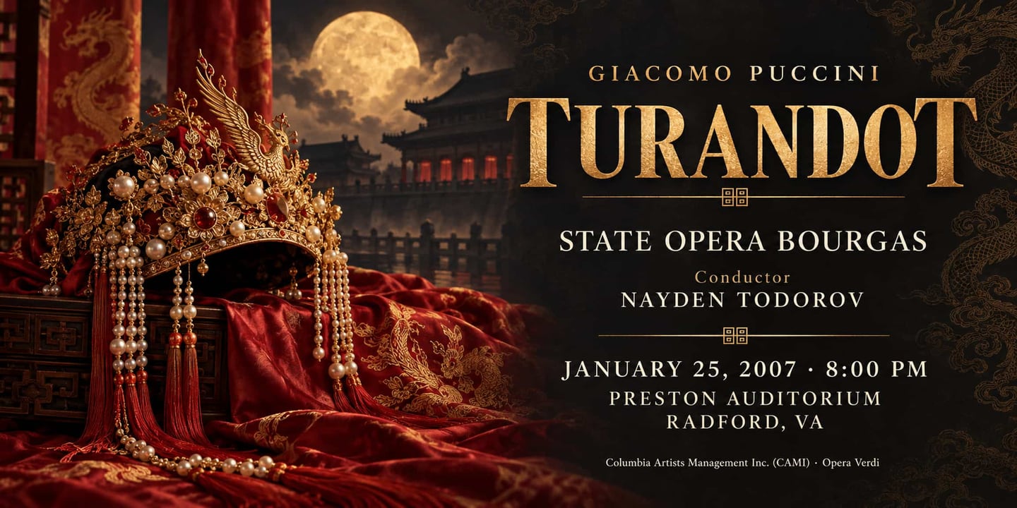 Event banner: Turandot by Puccini (25.01.2007)