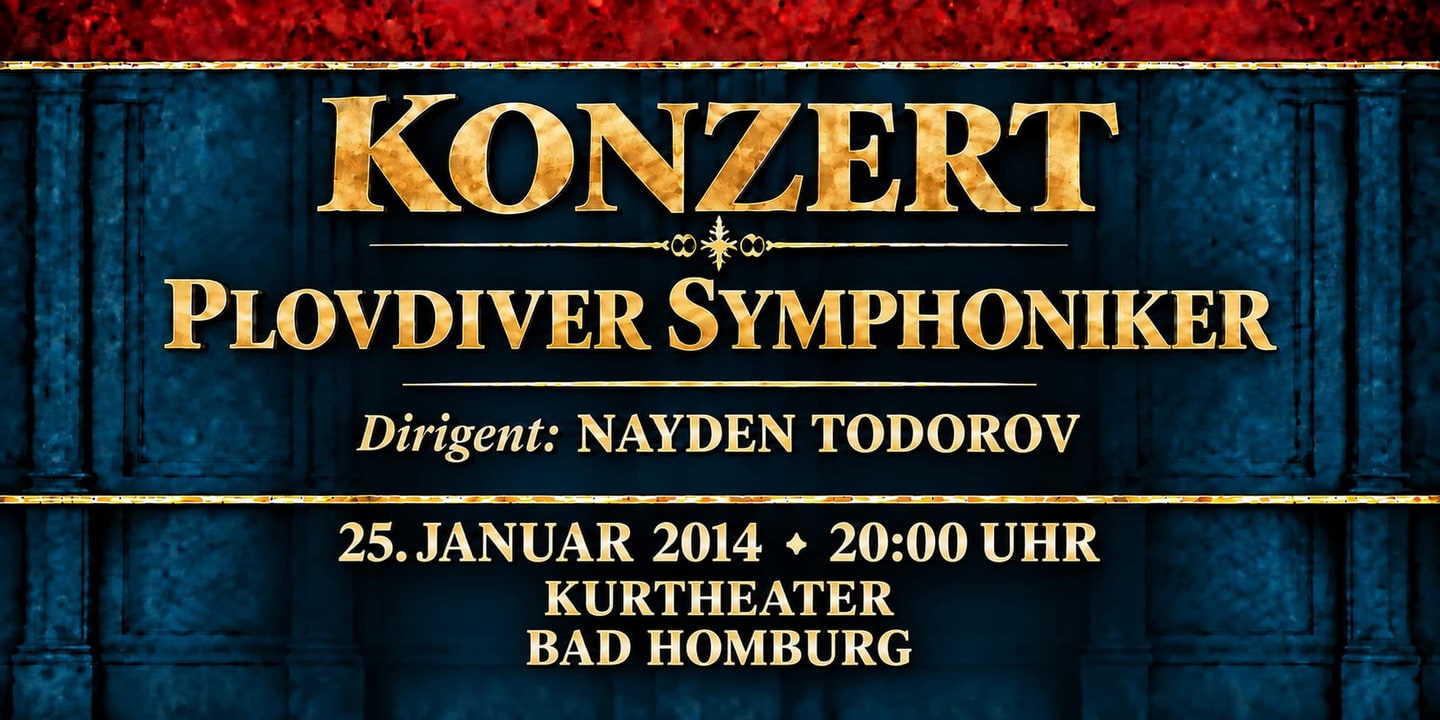 Event banner: Philharmonic concert (25.01.2014)