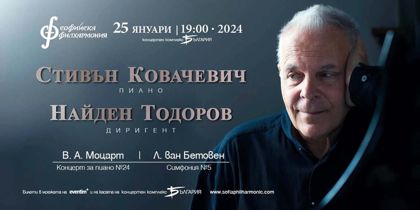 Event banner: Stephen Kovachevich & Nayden Todorov (25.01.2024)