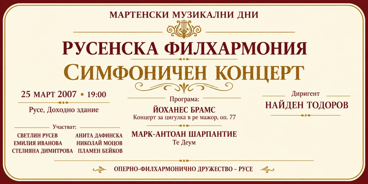 Event banner: Concert (25.03.2007)