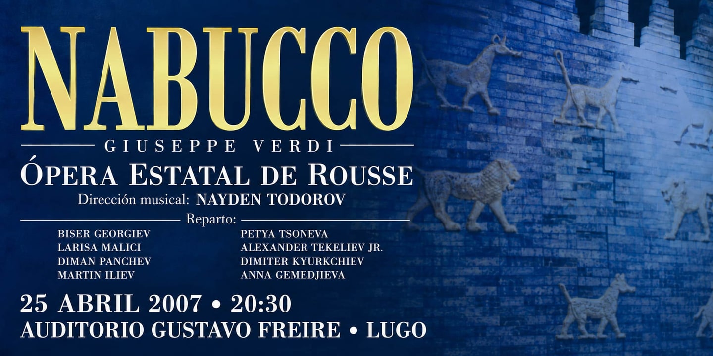 Event banner: Nabucco by Verdi (25.04.2007)