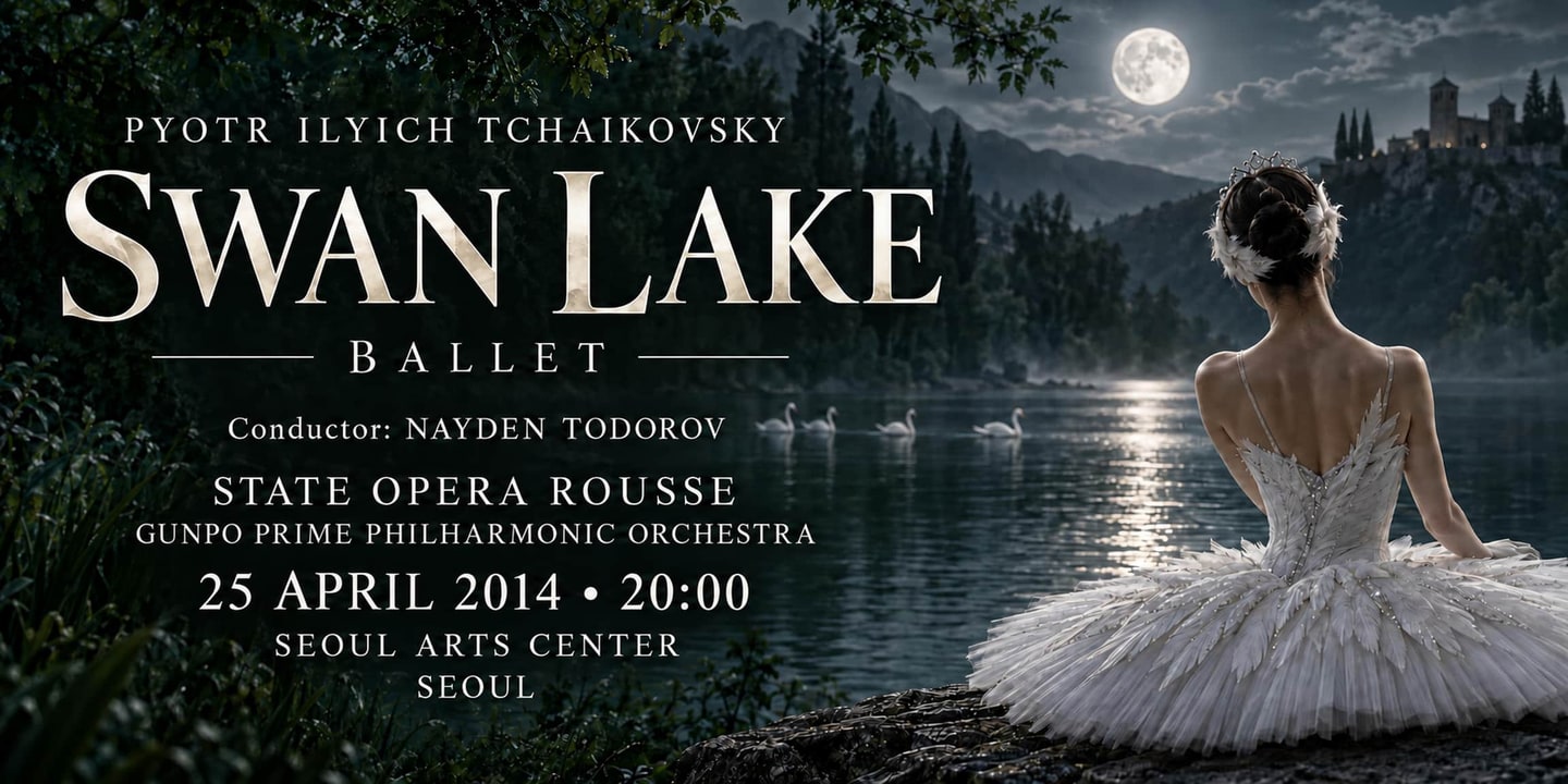 Event banner: Swan lake (25.04.2014)