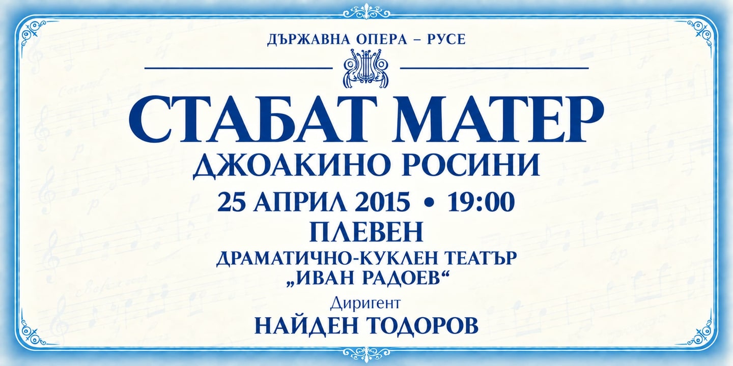 Event banner: Stabat Mater (25.04.2015)