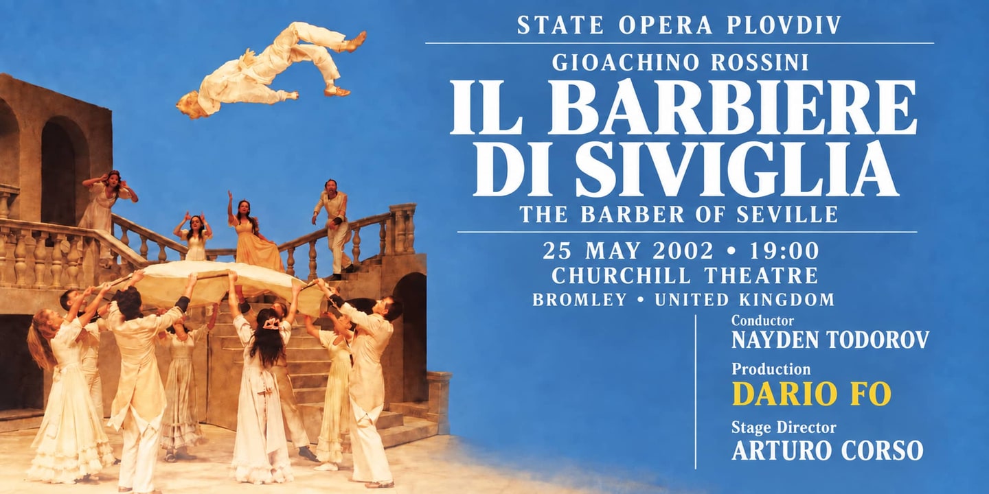 Event banner: Il barbiere di Siviglia by Rossini (25.05.2002)