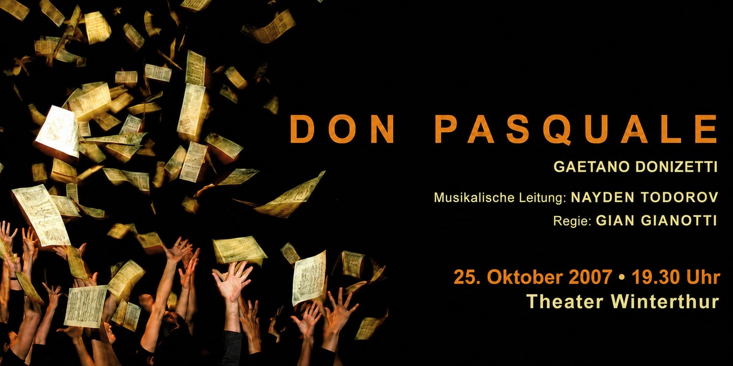 Event banner: Don Pasquale (25.10.2007)