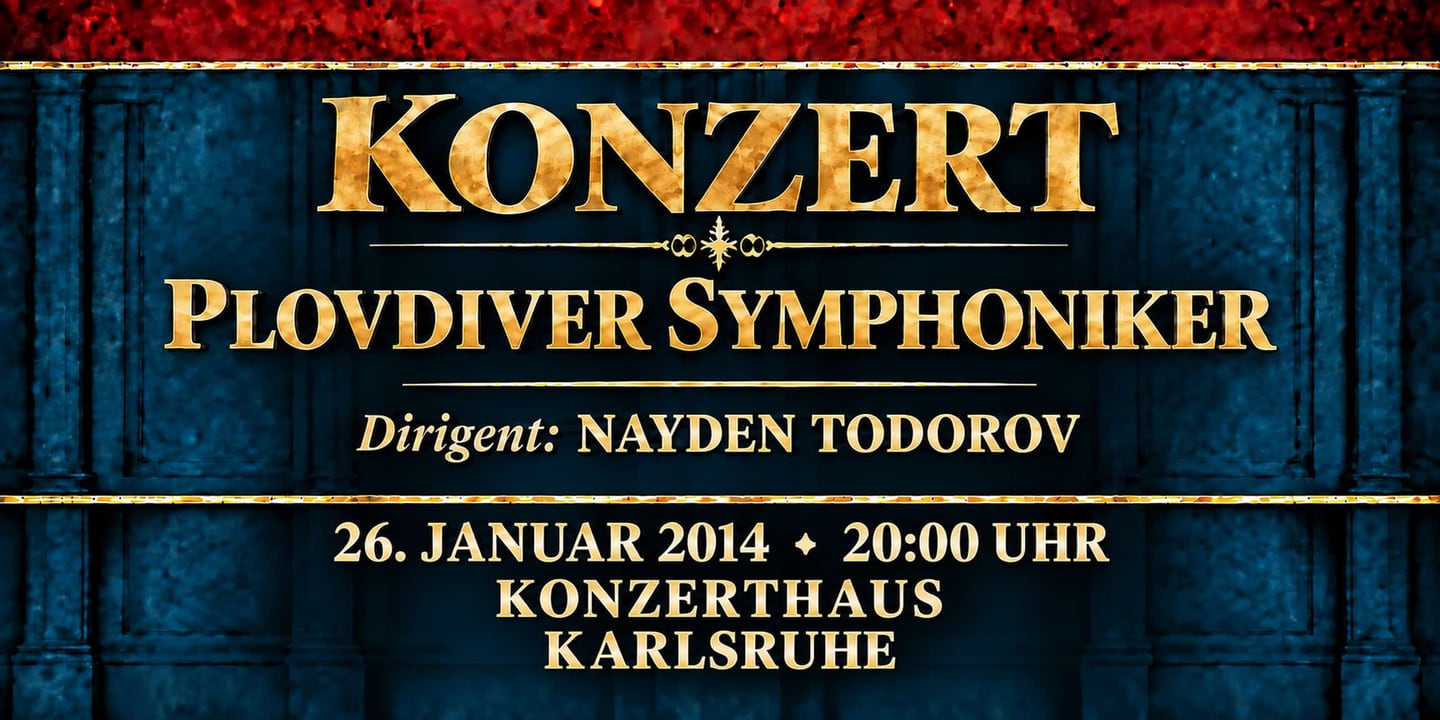 Event banner: Philharmonic concert (26.01.2014)
