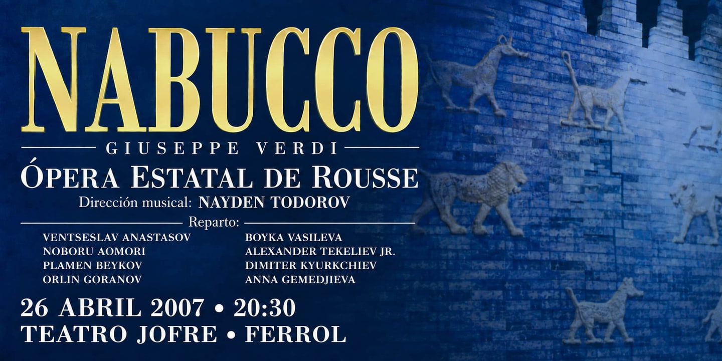 Event banner: Nabucco by Verdi (26.04.2007)