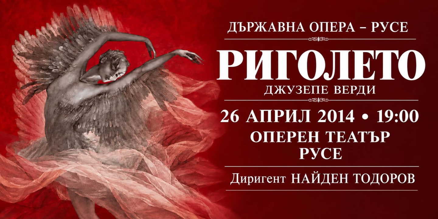 Event banner: Rigoletto by Verdi (26.04.2014)