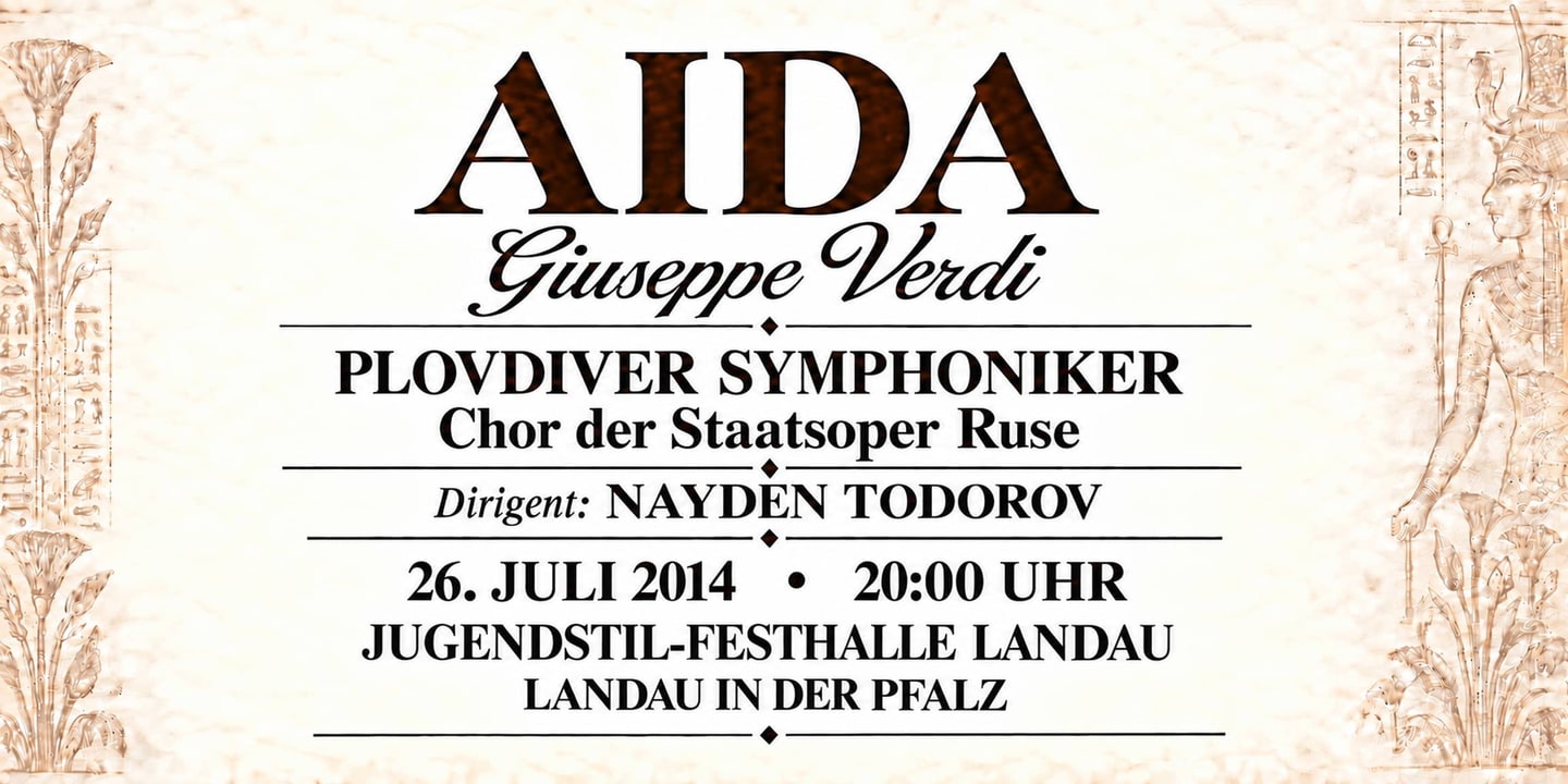 Event banner: Aida (26.07.2014)