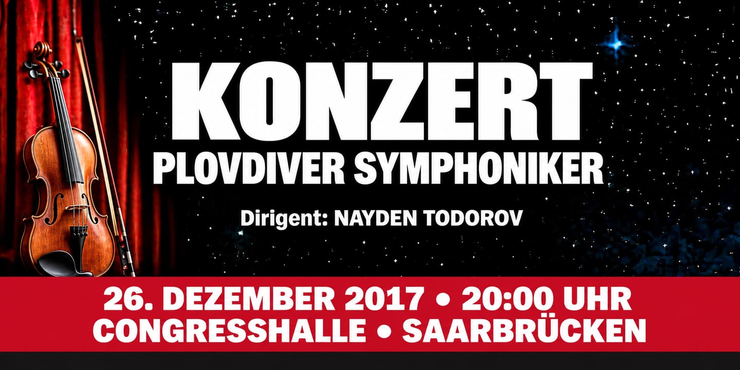 Event banner: Concert with Plovdiver Symphoniker (26.12.2017)