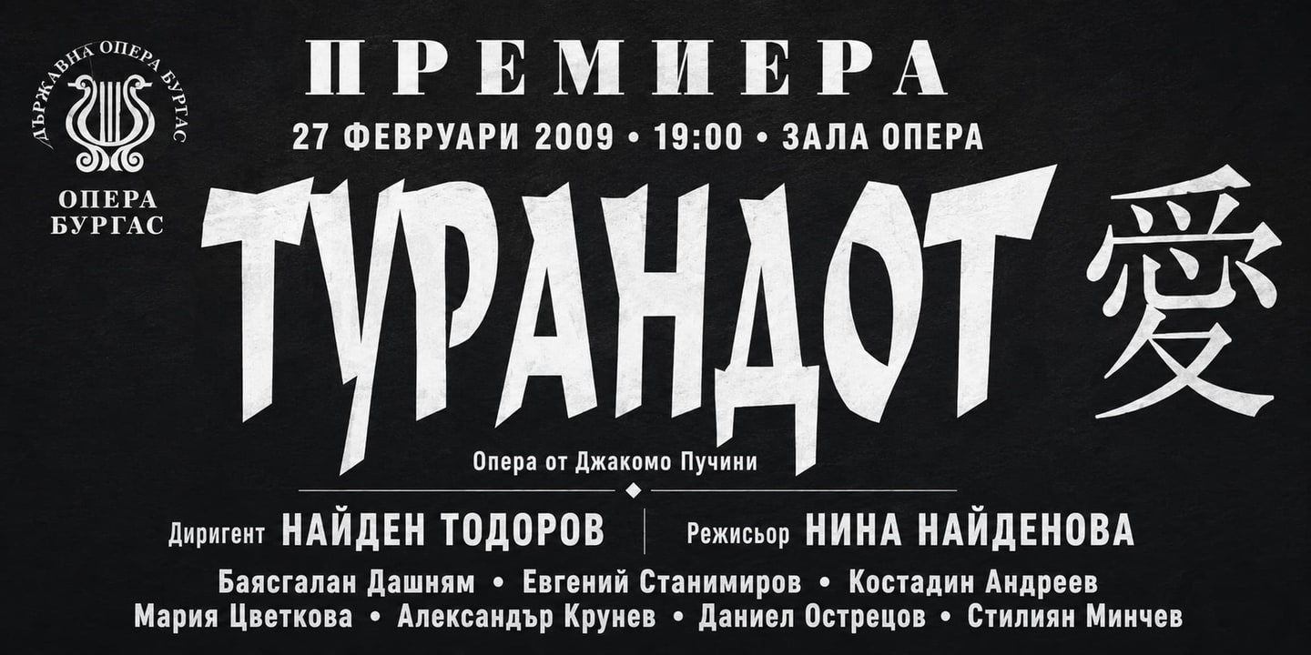 Event banner: Turandot (27.02.2009)