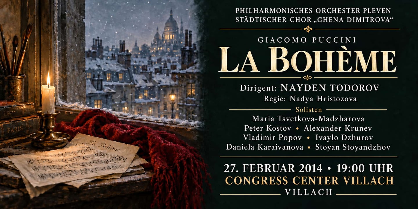 Event banner: La Bohème (27.02.2014)