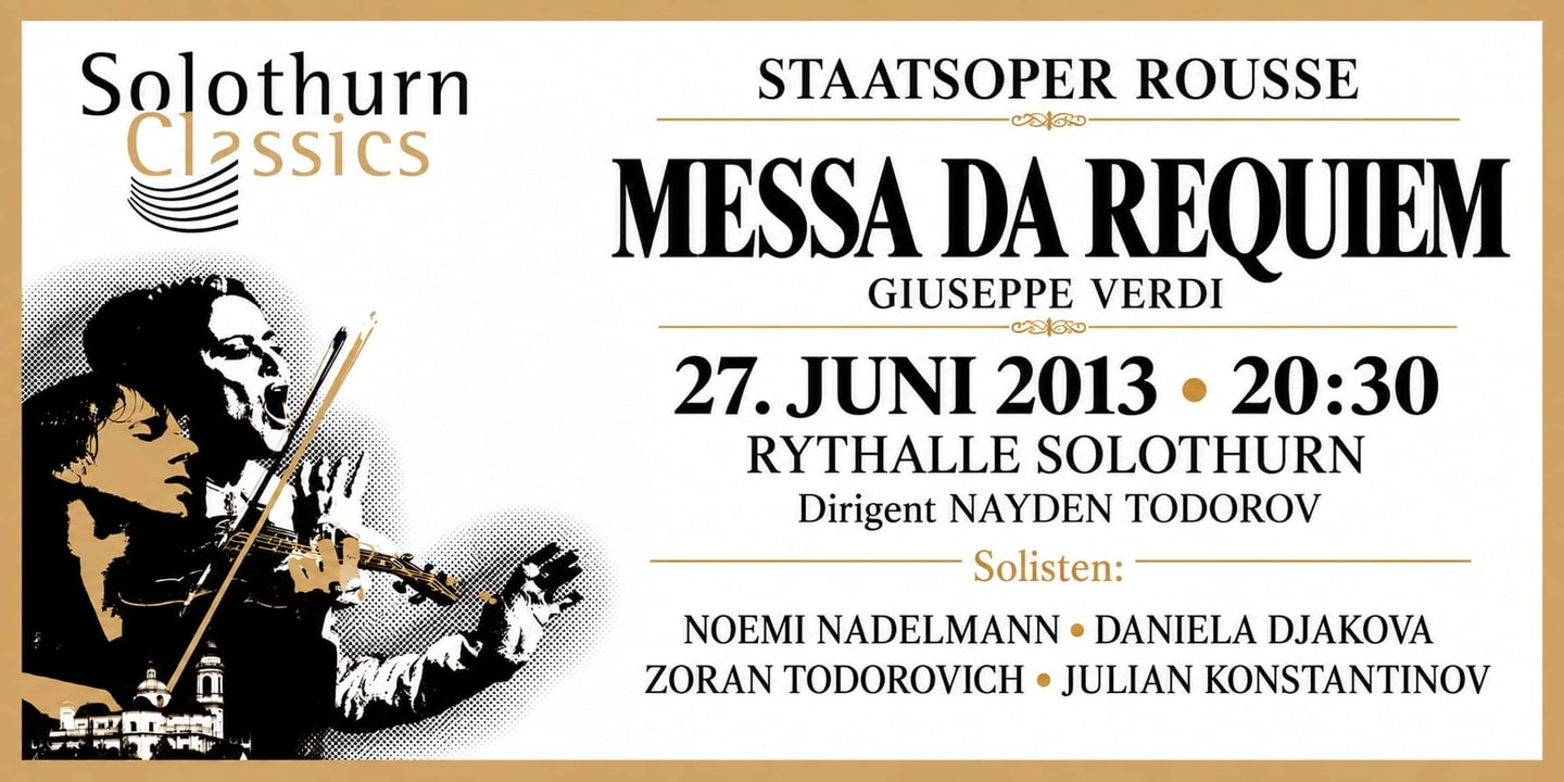 Event banner: Verdi: Messa da Requiem (27.06.2013)