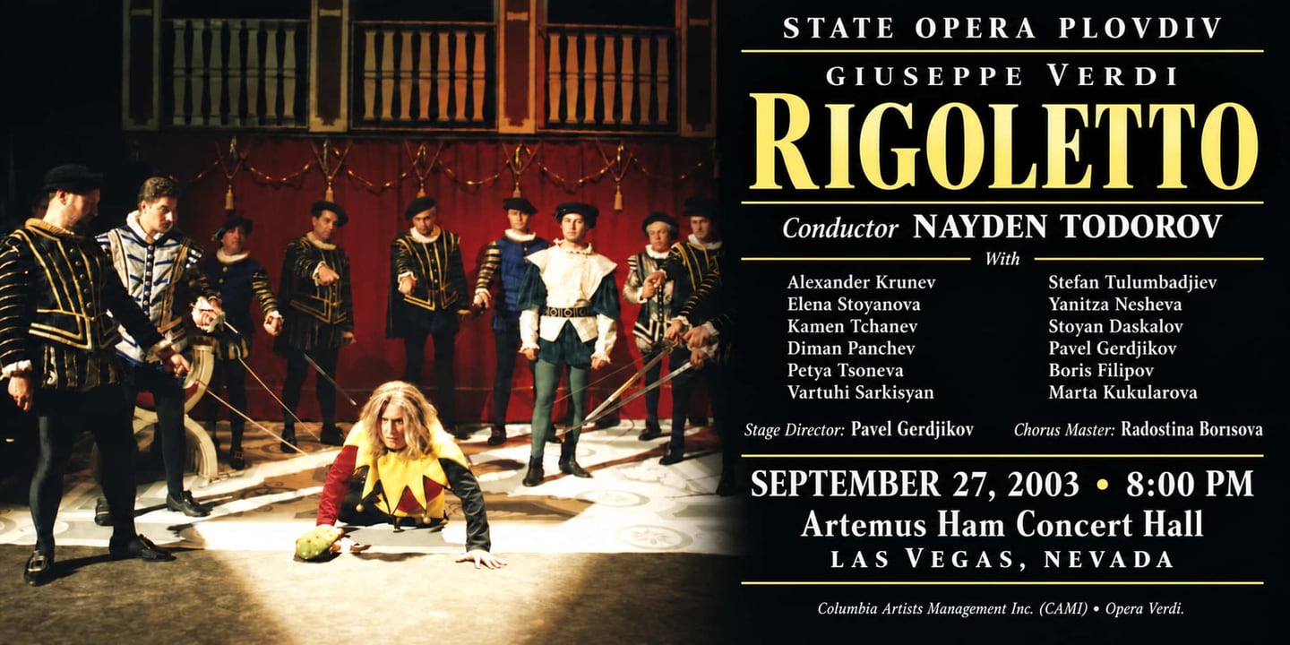 Event banner: Rigoletto (27.09.2003)