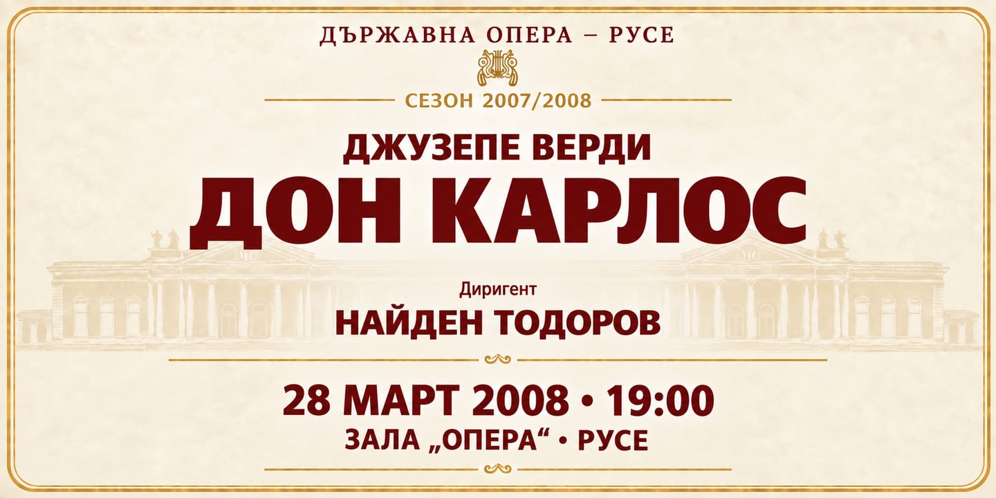 Event banner: Concert with State Opera Rousse (28.03.2008)