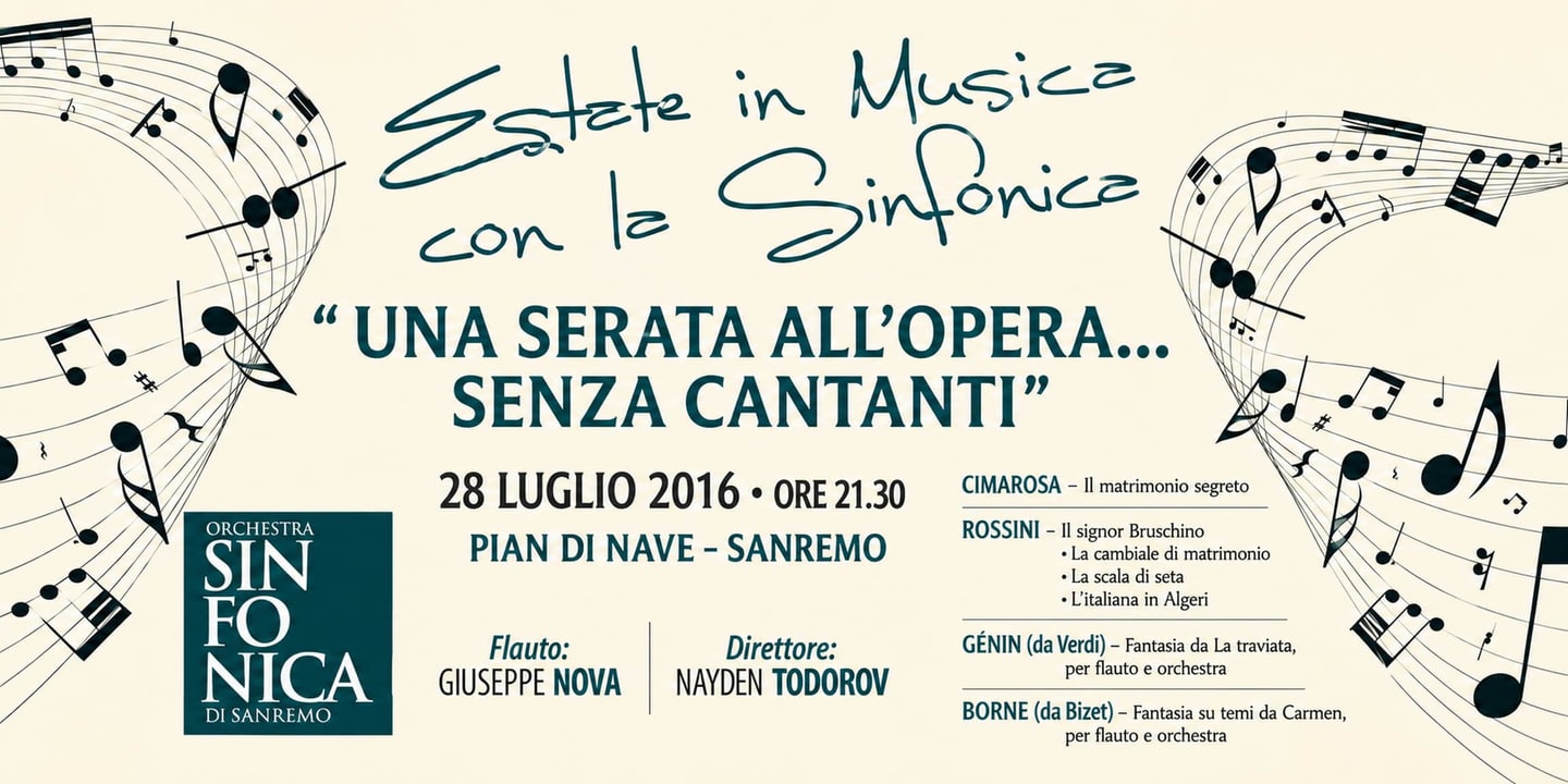 Event banner: Una serata all'opera... senza cantanti (28.07.2016)