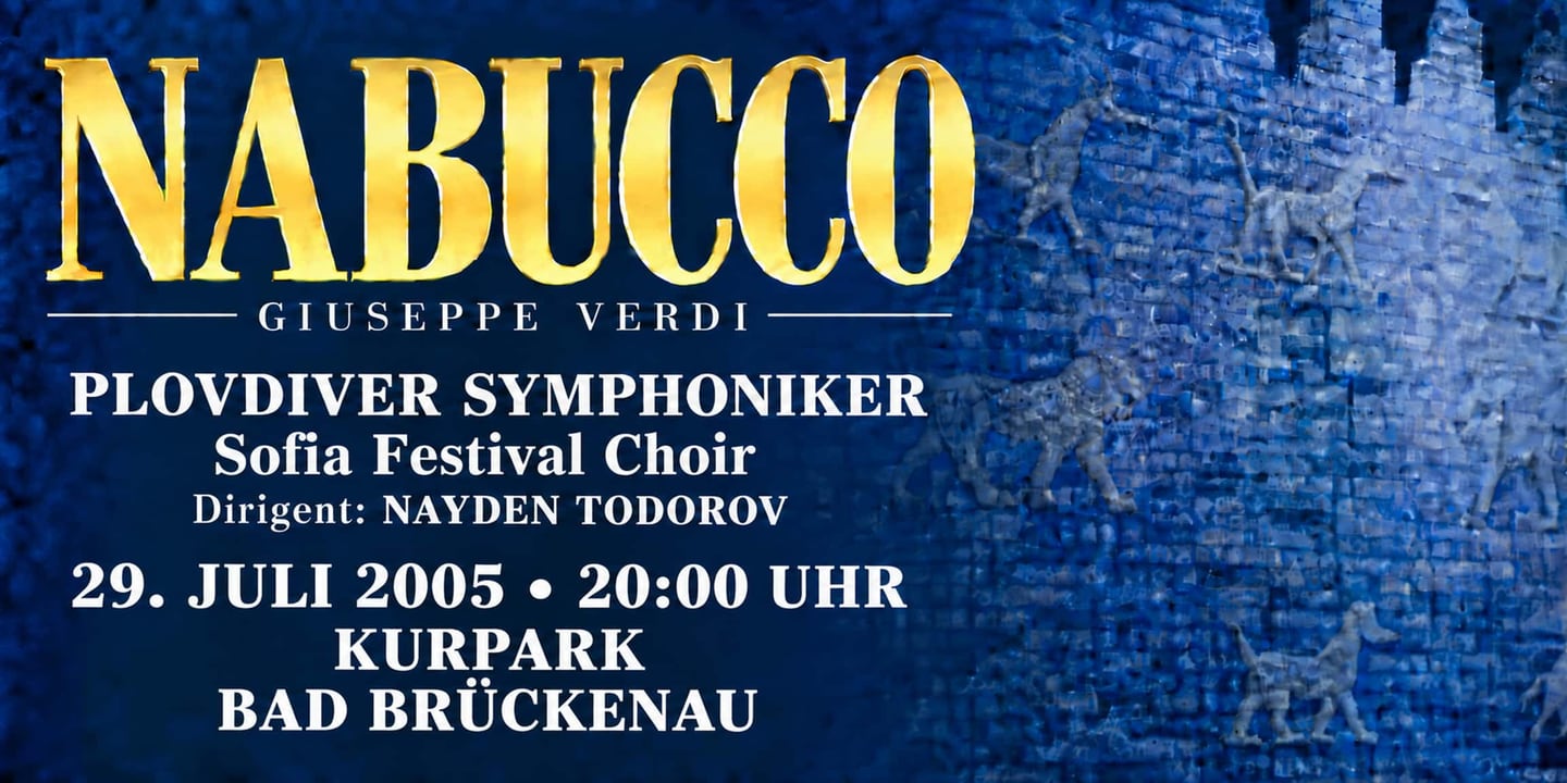 Event banner: Nabucco by Verdi (29.07.2005)