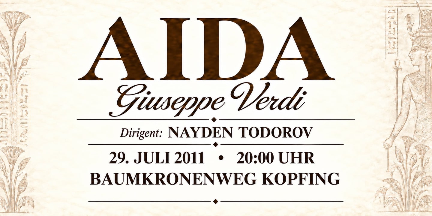 Event banner: Aida (29.07.2011)