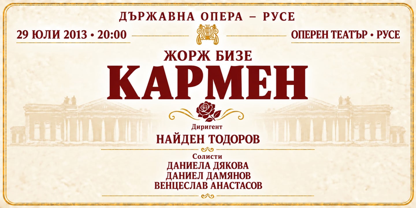 Event banner: Carmen by Bizet (29.07.2013)