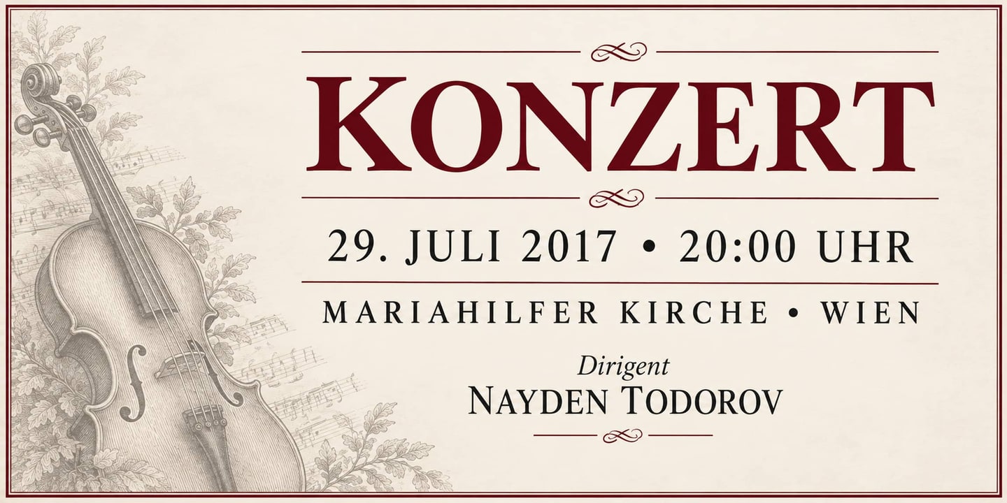 Event banner: Concert (29.07.2017)