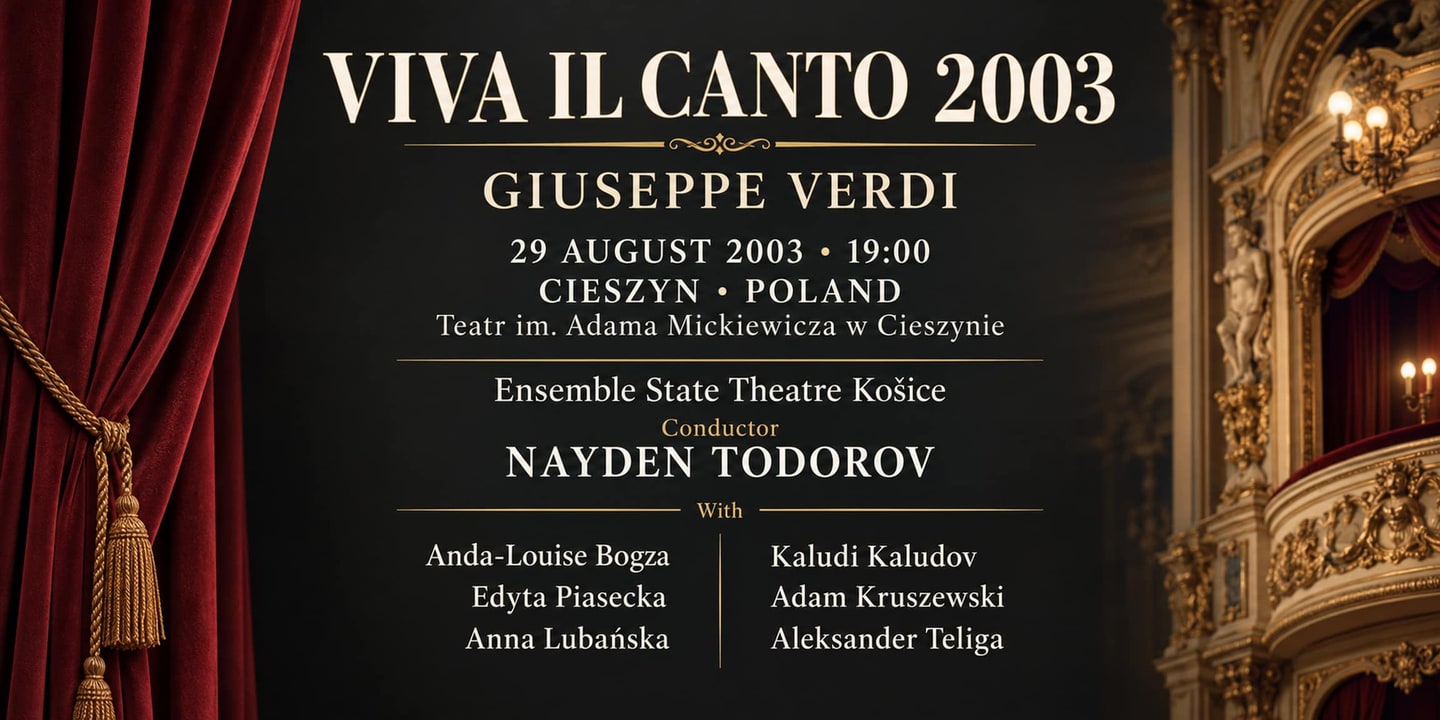 Event banner: Viva il Canto 2003 (29.08.2003)