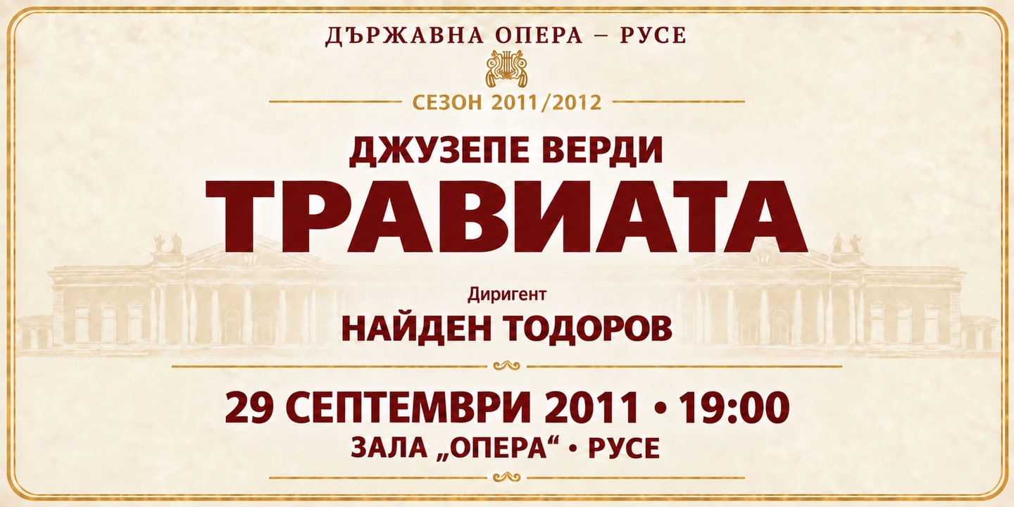 Event banner: Concert with State Opera Rousse (29.09.2011)