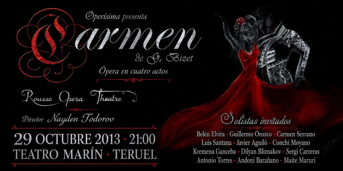 Event banner: Carmen (29.10.2013)