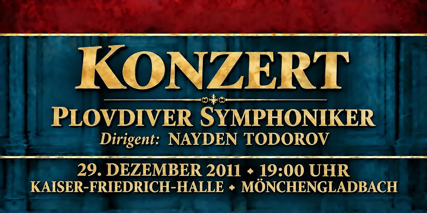 Event banner: Concert with Plovdiver Symphoniker (29.12.2011)