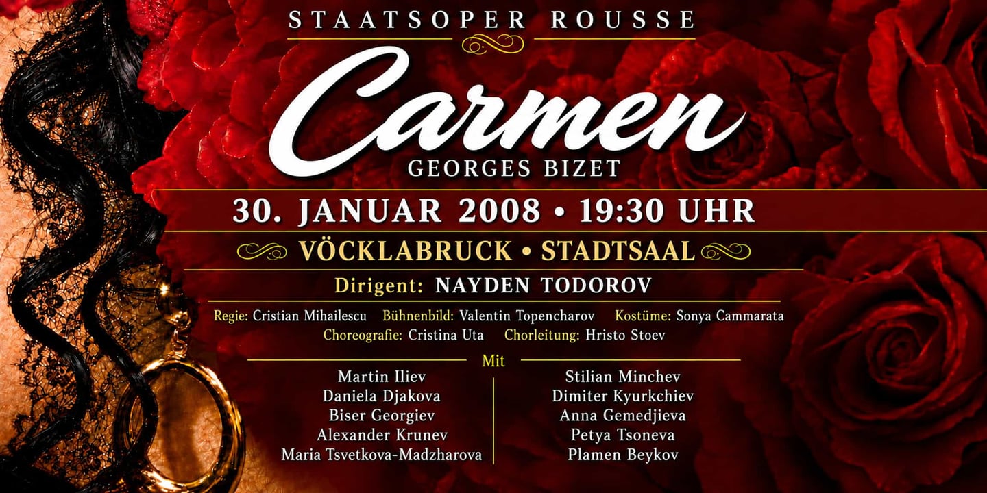 Event banner: Carmen by Bizet (30.01.2008)