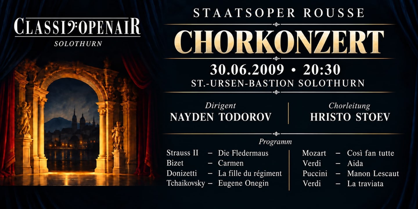 Event banner: Chorus Concert (30.06.2009)