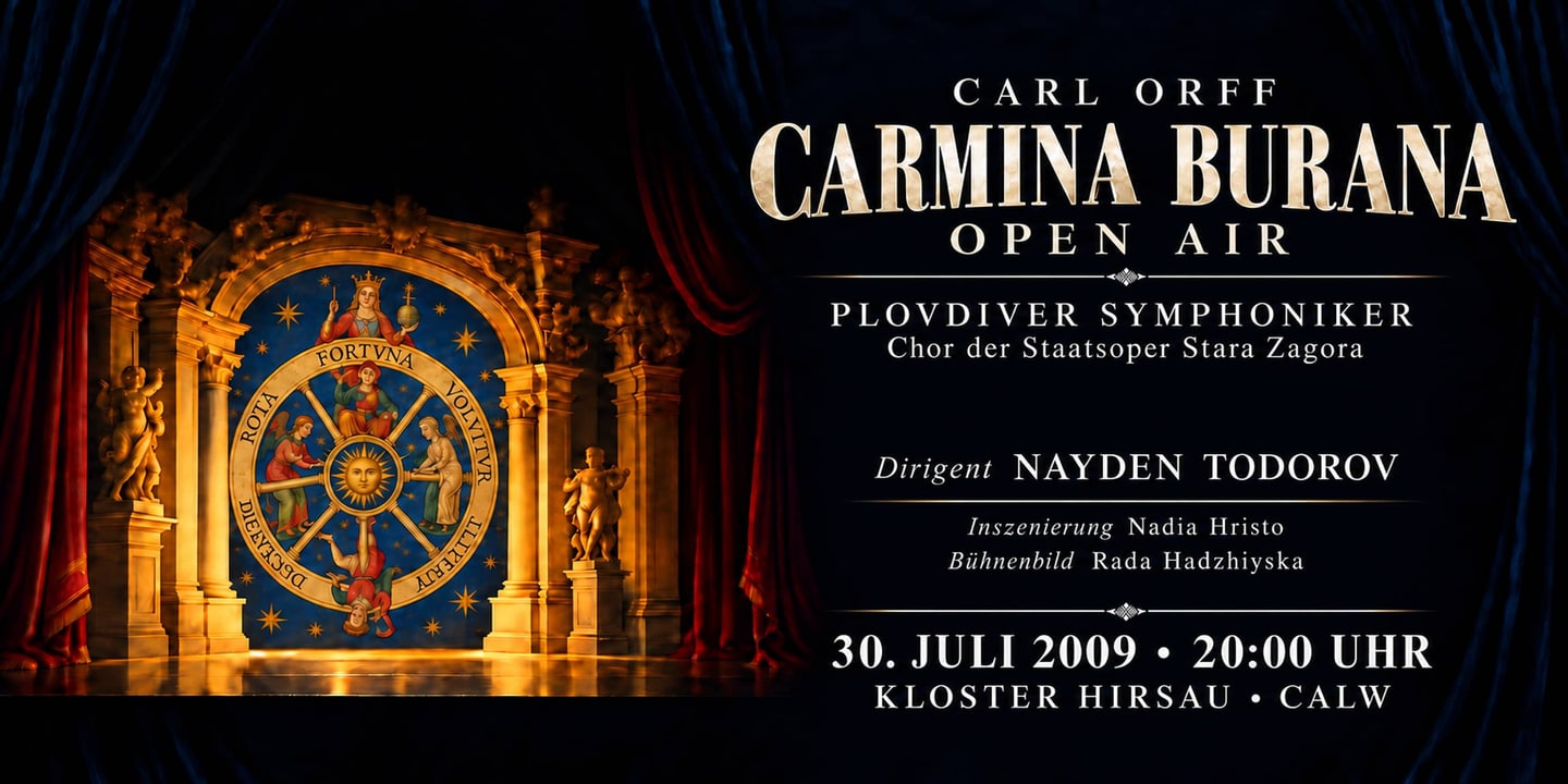 Event banner: Carmina Burana (30.07.2009)