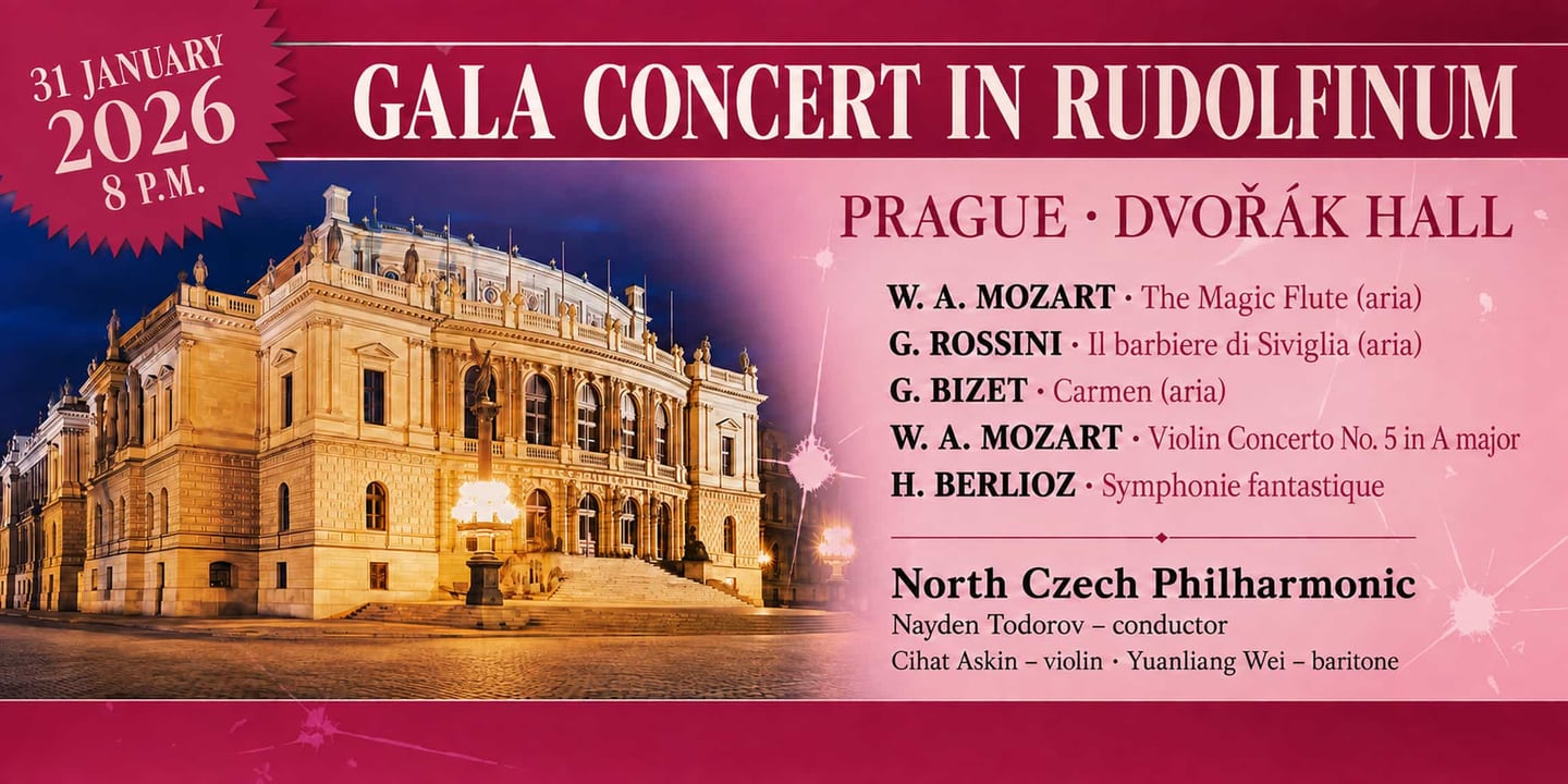 Event banner: North Czech Philharmonic (31.01.2026)
